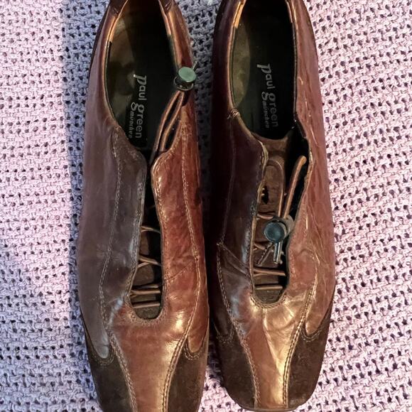 Brown Leather sneaker / Oxford - Picture 1 of 7